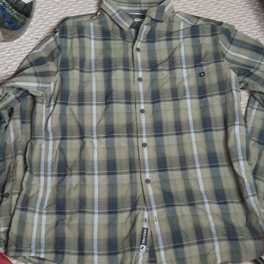 Marmot cotton shirt‎ L